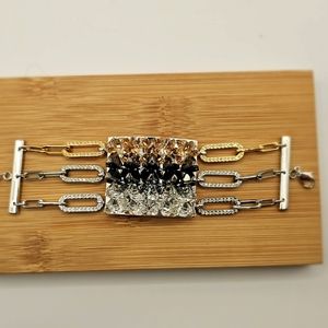 Swarovski Nascent 3-Rows Bracelet